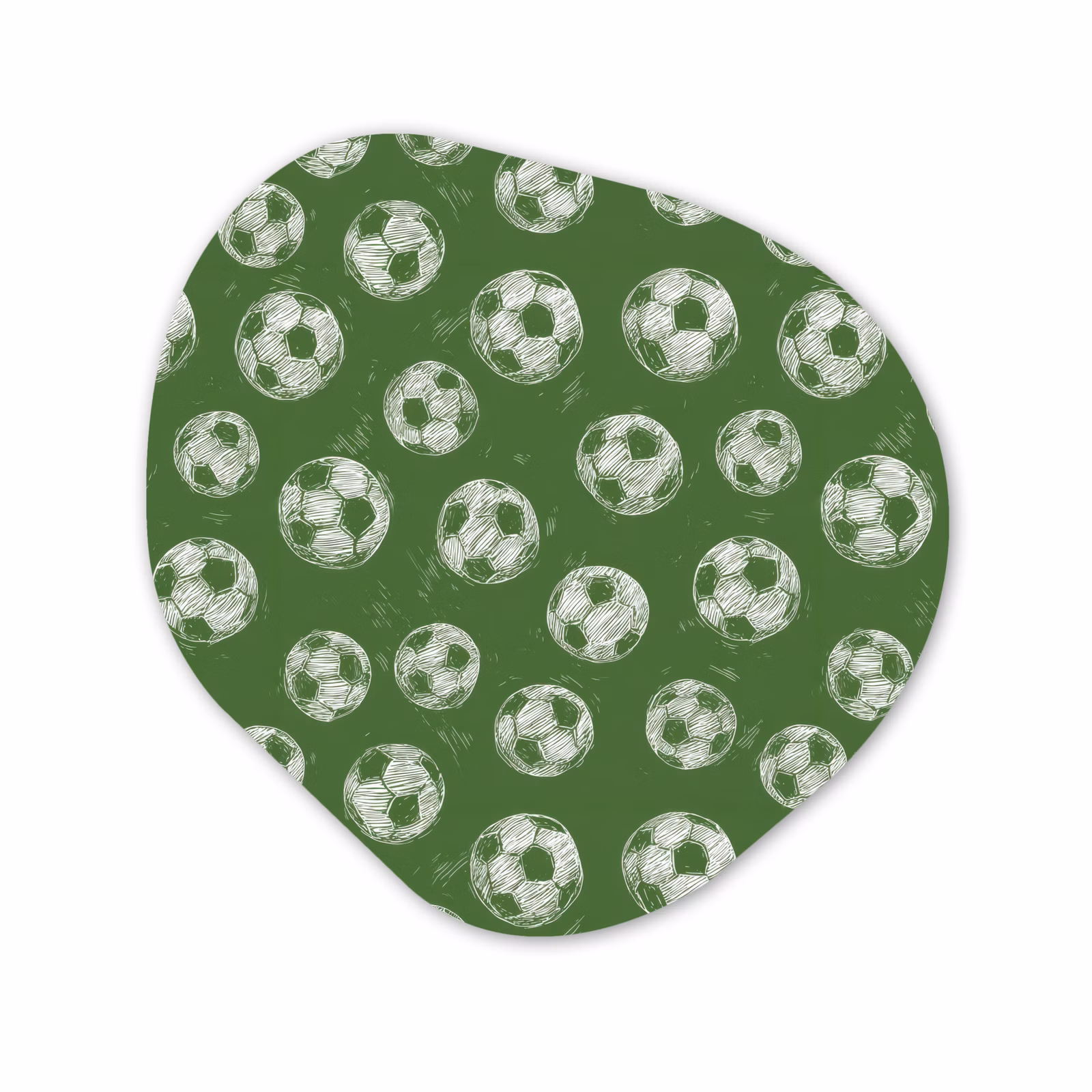 Organisch schilderij - Forex - Voetbal - Sport - Groen — 1