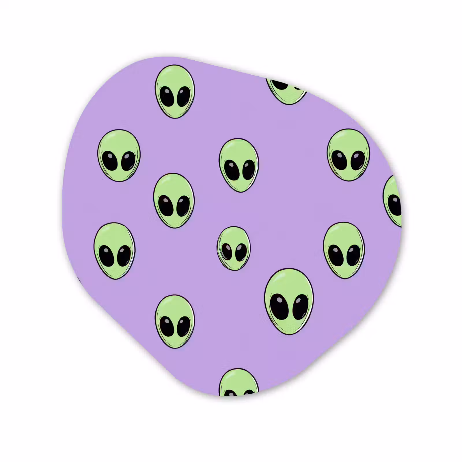Organische vorm aluminium - Alien - Retro - Lila — 1
