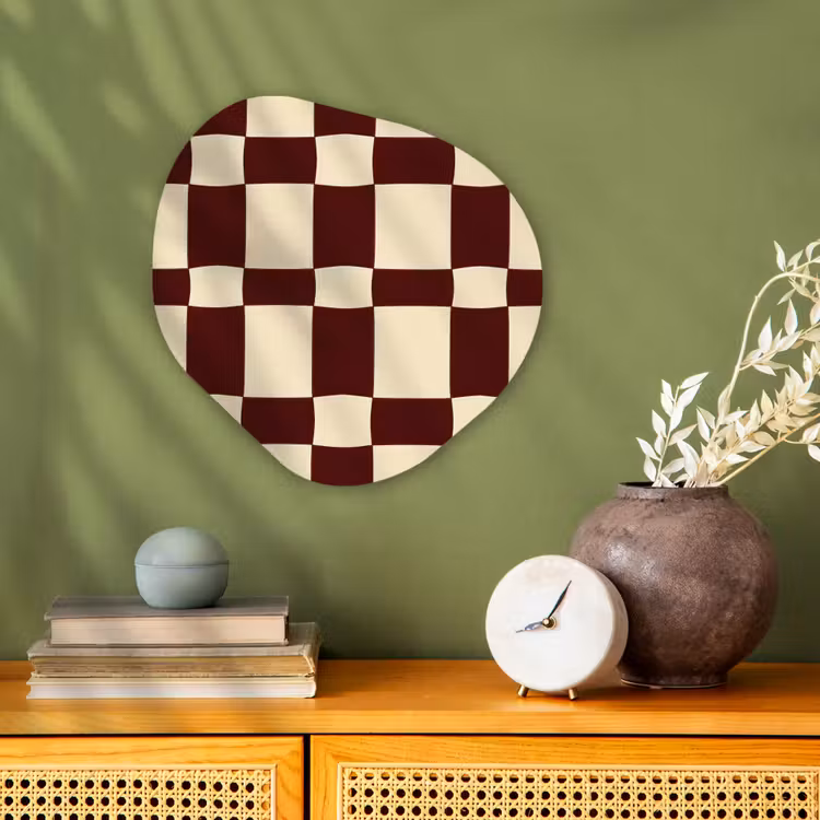 Organisch schilderij - Forex - Retro - Patroon - Bruin — 2