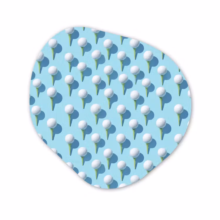 Organische vorm aluminium - Golf - Ballen - Blauw — 1