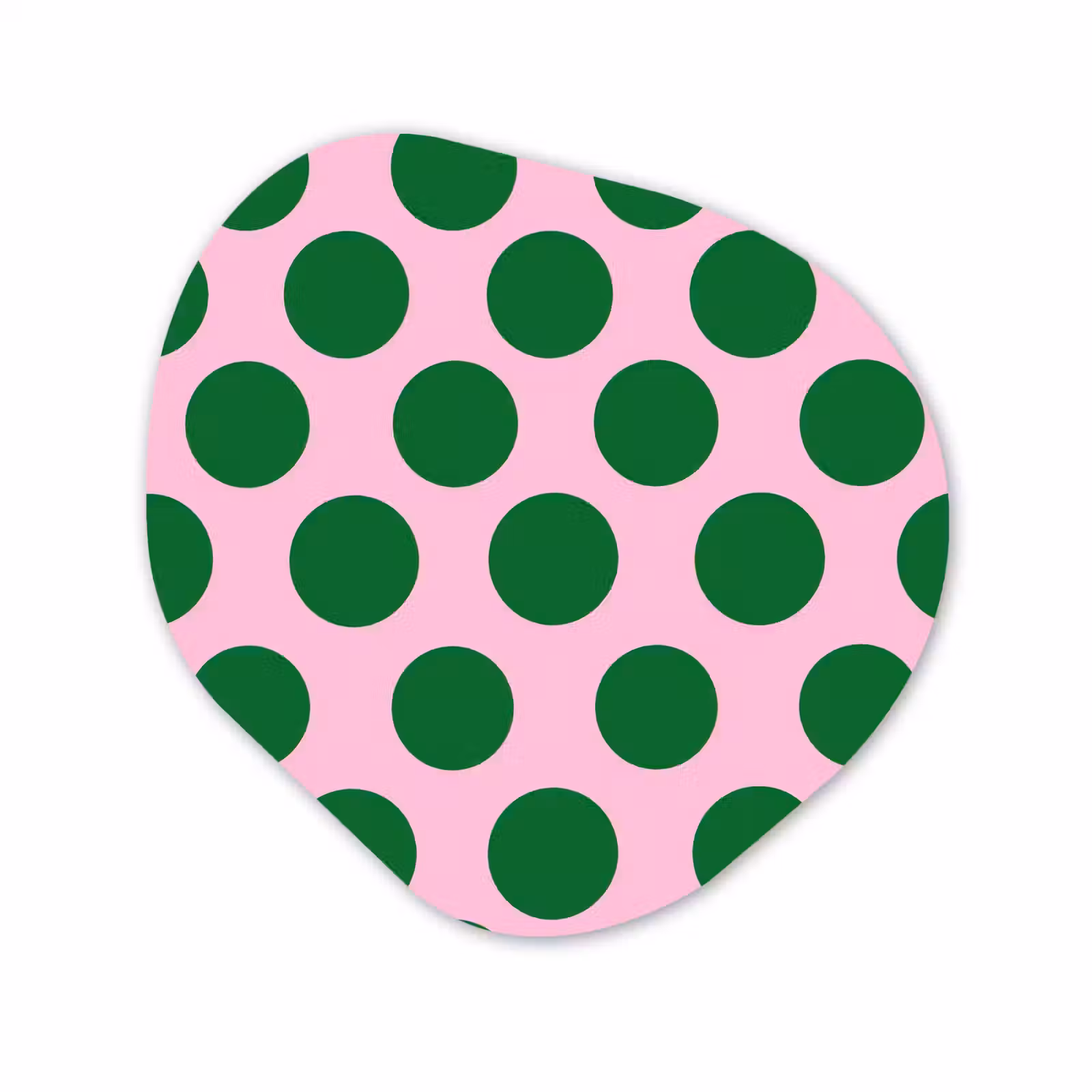 Organisch schilderij - Forex - Polkadots - Patroon - Groen — 1