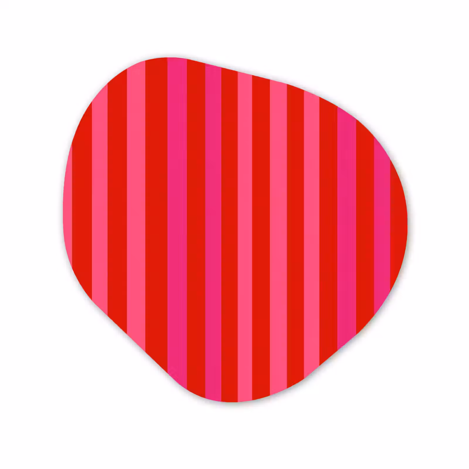 Organisch schilderij - Forex - Verticaal - Strepen - Roze — 1