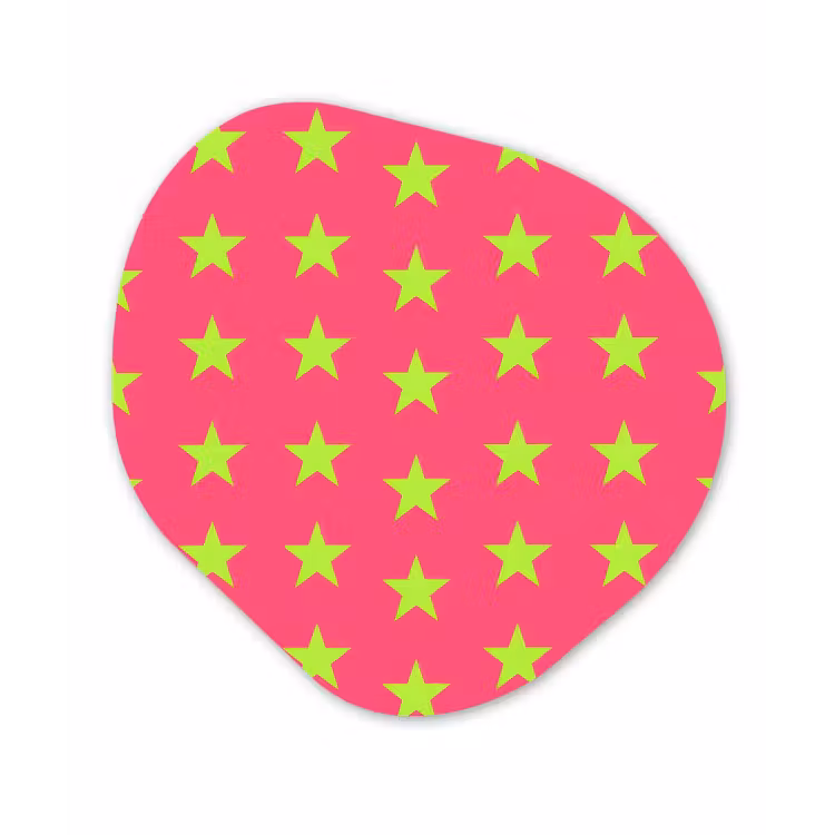 Organisch schilderij - Forex - Sterren - Patroon - Roze — 1