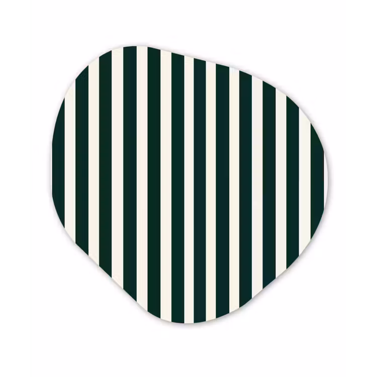 Organisch schilderij - Forex - Strepen - Klassiek - Groen — 1
