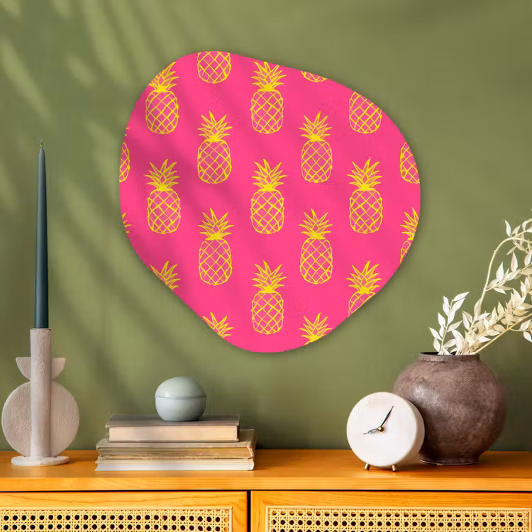 Organische vorm aluminium - Ananas - Trendy - Roze — 2