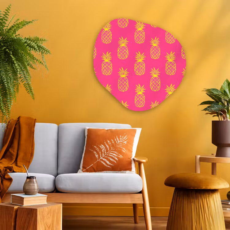 Organische vorm aluminium - Ananas - Trendy - Roze — 3