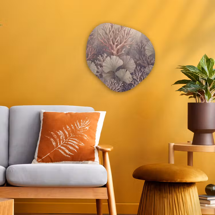 Organisch schilderij - Forex - Plant - Bladeren - Zee - Illustratie - Groen — 3