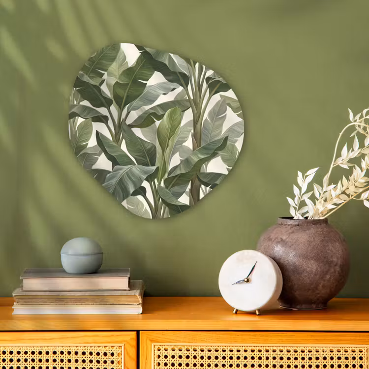 Organisch schilderij - Forex - Planten - Bladeren - Tropisch - Groen — 2