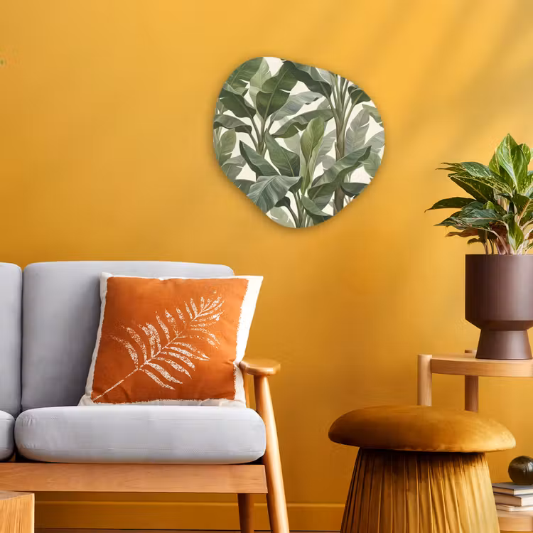 Organisch schilderij - Forex - Planten - Bladeren - Tropisch - Groen — 3