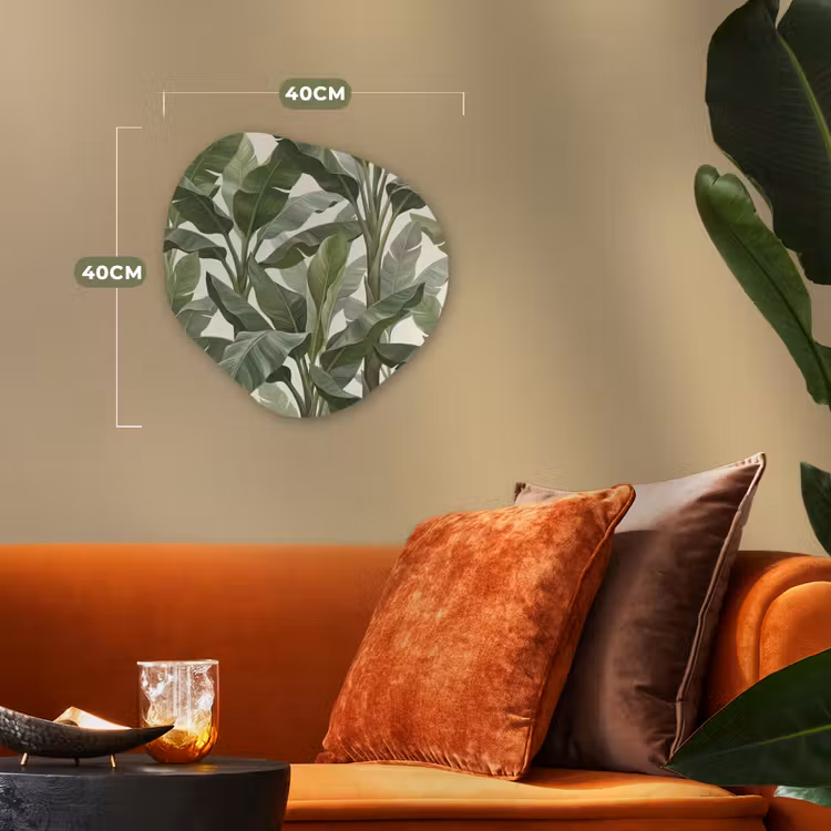 Organisch schilderij - Forex - Planten - Bladeren - Tropisch - Groen — 4