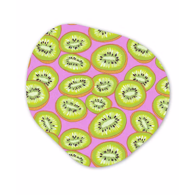 Organische vorm aluminium - Kiwi - Speels - Groen — 1