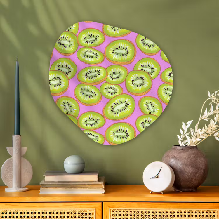 Organische vorm aluminium - Kiwi - Speels - Groen — 2