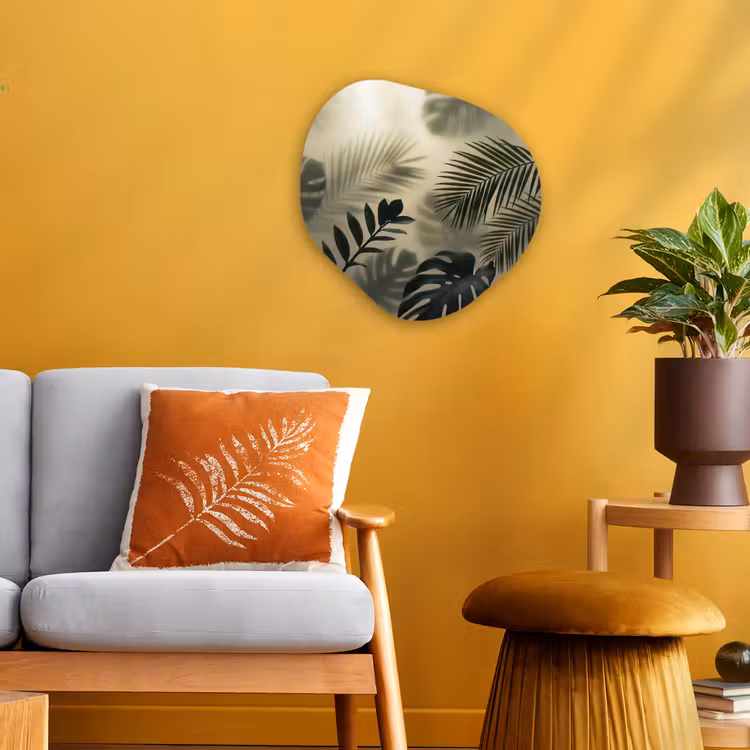 Organisch schilderij - Forex - Planten - Bladeren - Schaduwen - Groen - Modern — 3
