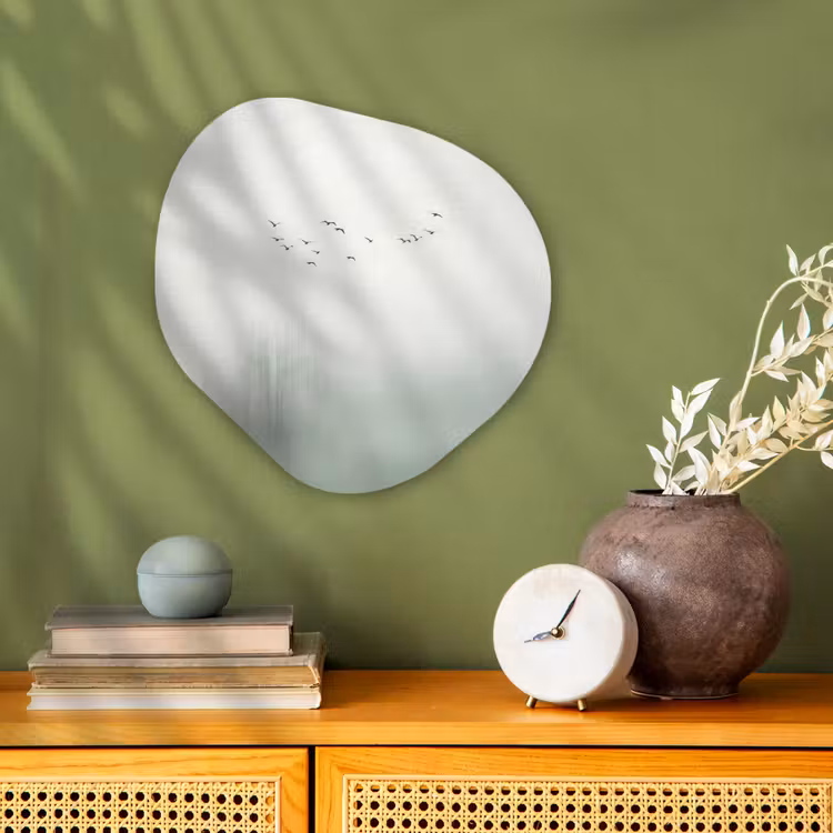 Organisch schilderij - Forex - Vogel - Vlucht - Natuur - Minimalistisch — 2