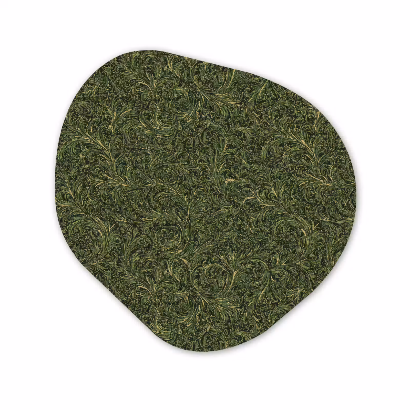 Organische vorm aluminium - Donker - Groen - Krullend - Botanisch — 1