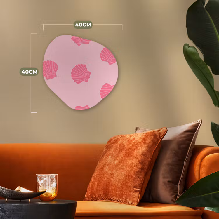Organisch schilderij - Forex - Schelp - Patroon - Zee - Modern - Roze — 4