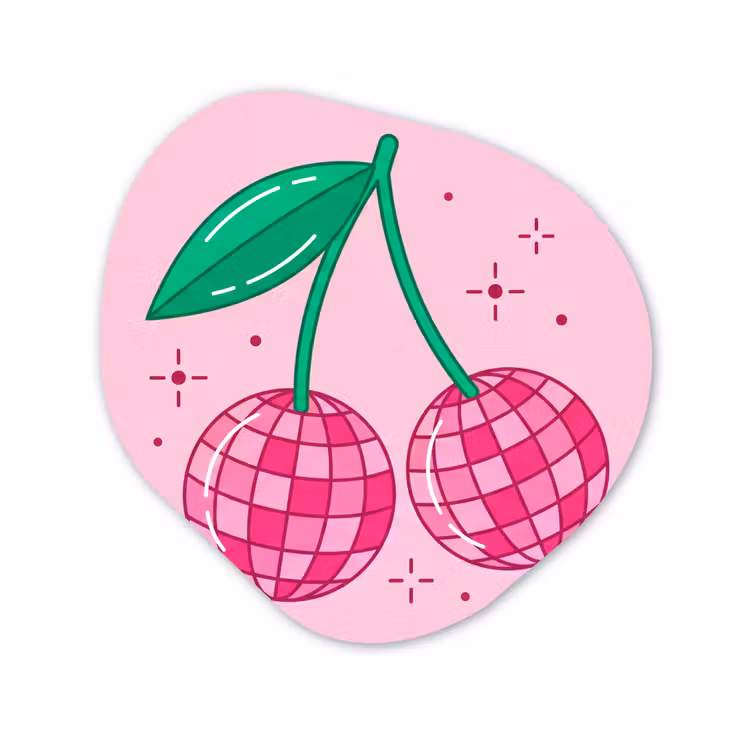 Organische vorm aluminium - Decoratie - Disco-bal - Feest - Roze — 1