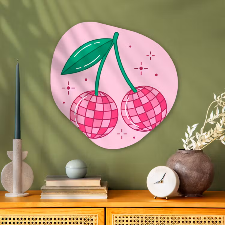 Organische vorm aluminium - Decoratie - Disco-bal - Feest - Roze — 2