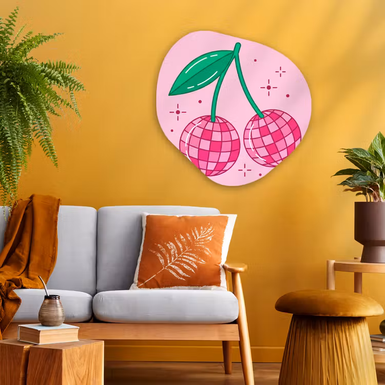 Organische vorm aluminium - Decoratie - Disco-bal - Feest - Roze — 3