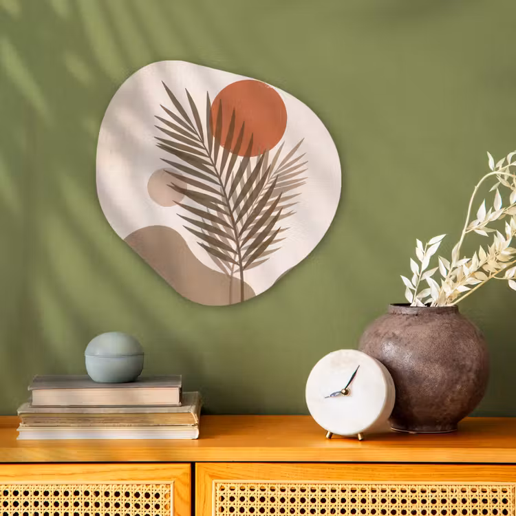 Organisch schilderij - Forex - Planten - Bladeren - Abstract - Modern - Beige — 2