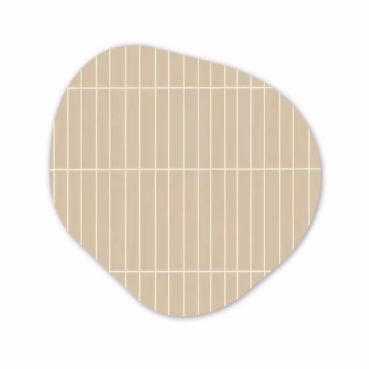 Organisch schilderij - Forex - Verticaal - Wandtegel - Crème - Beige — 1