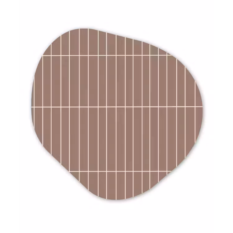 Organisch schilderij - Forex - Verticaal - Wandtegel - Terracotta — 1