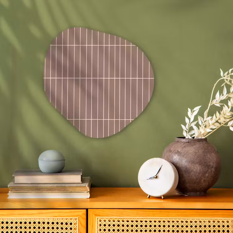 Organisch schilderij - Forex - Verticaal - Wandtegel - Terracotta — 2