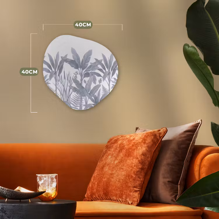 Organisch schilderij - Forex - Planten - Bladeren - Natuur - Grijs — 4
