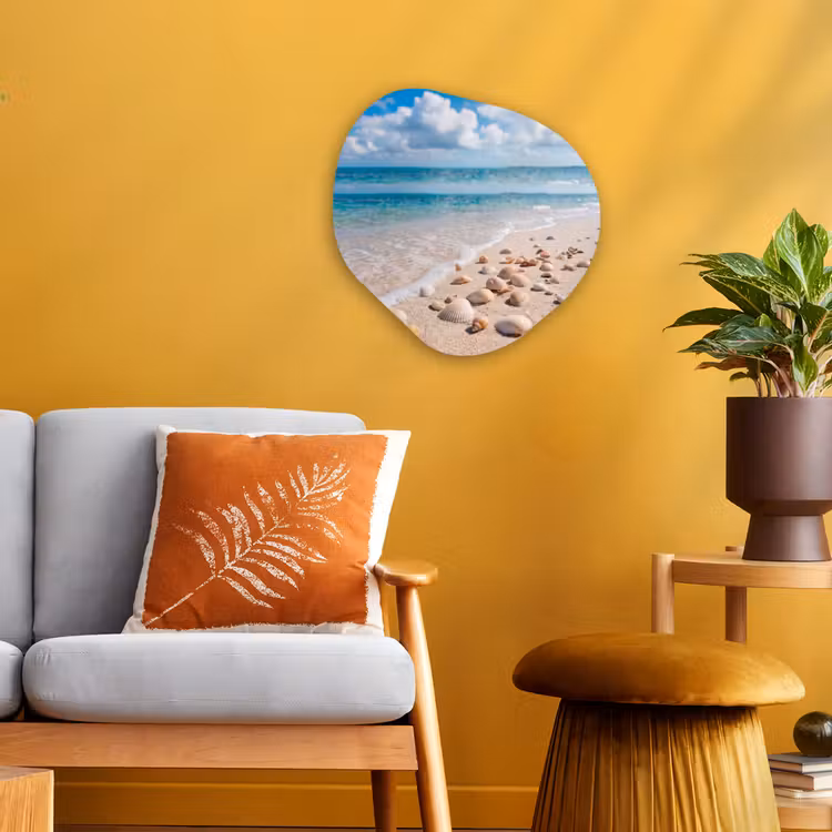 Organisch schilderij - Forex - Schelpen - Strand - Natuur - Beige — 3