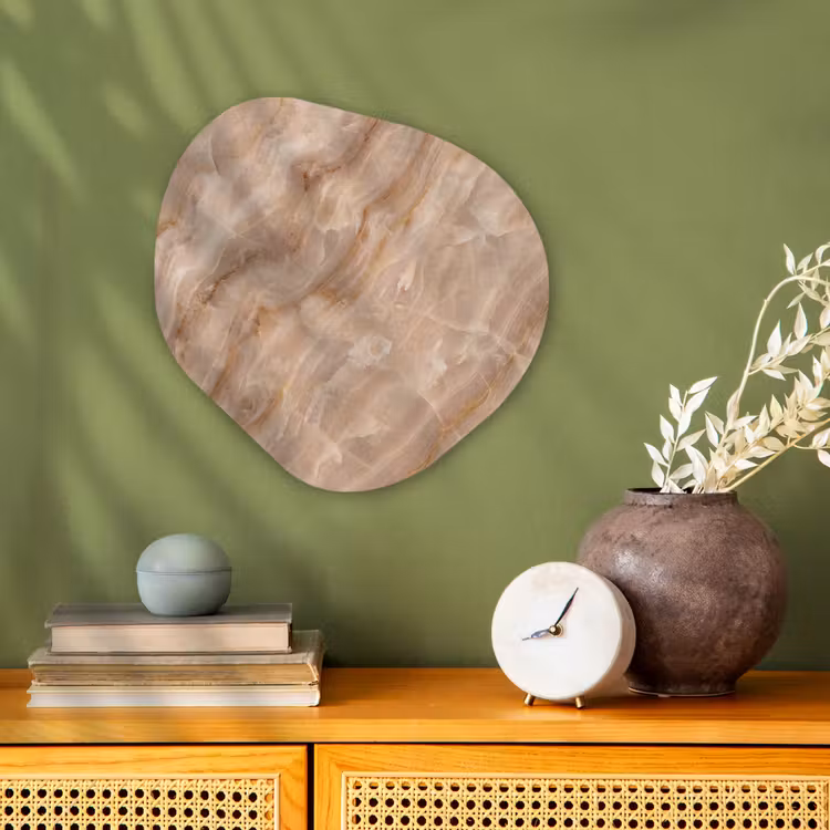 Organisch schilderij - Forex - Steen - Ader - Natuur - Modern - Beige — 2
