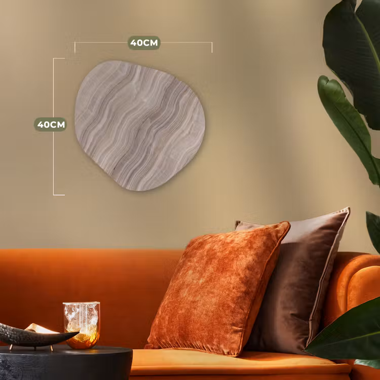 Organisch schilderij - Forex - Textuur - Golvend - Abstract - Modern - Beige — 4