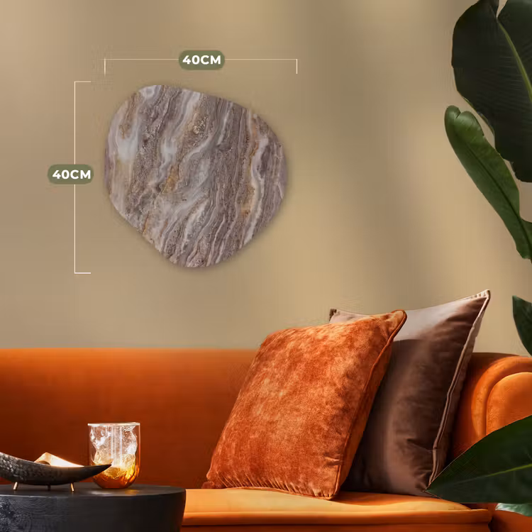 Organisch schilderij - Forex - Textuur - Steen - Abstract - Beige — 4