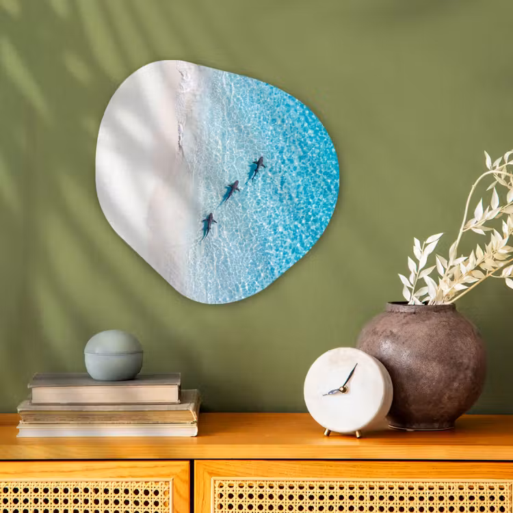 Organisch schilderij - Forex - Vis - Oceaan - Strand - Turquoise - Natuur — 2