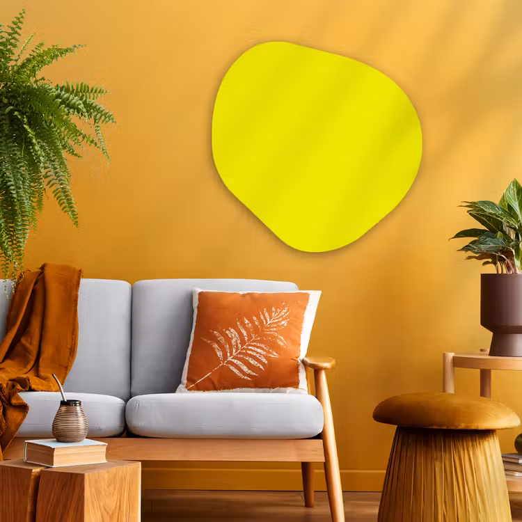 Organische vorm aluminium - Bright - Canary - Geel — 3