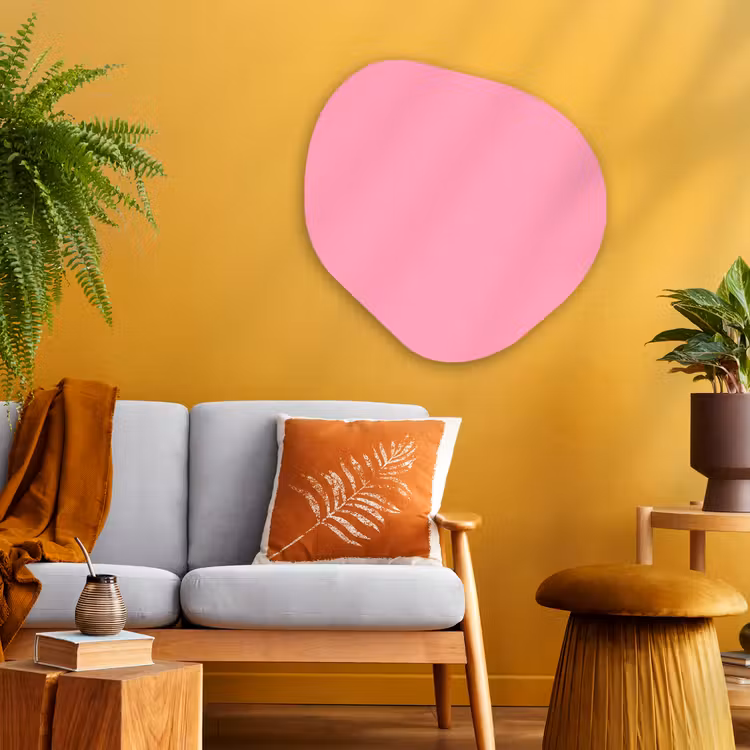 Organische vorm aluminium - Bubblegum - Pink - Roze — 3