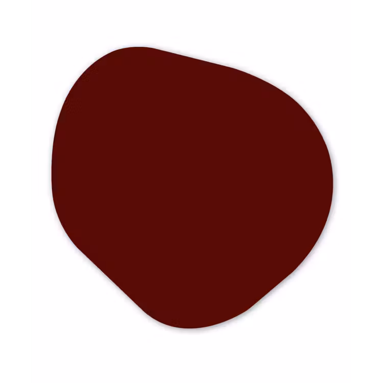 Organische vorm aluminium - Burnt - Mahogany - Rood — 1