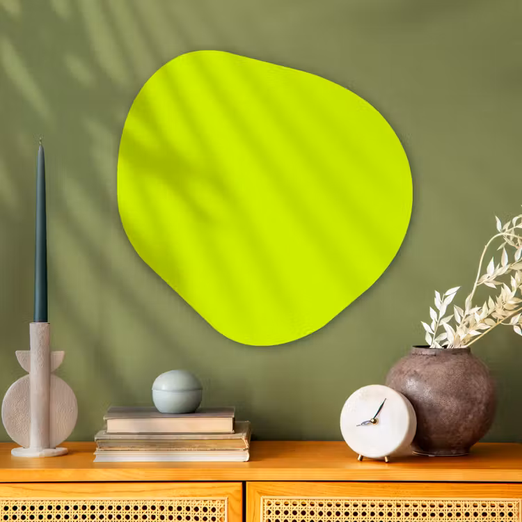 Organische vorm aluminium - Electric - Lemon - Geel — 2