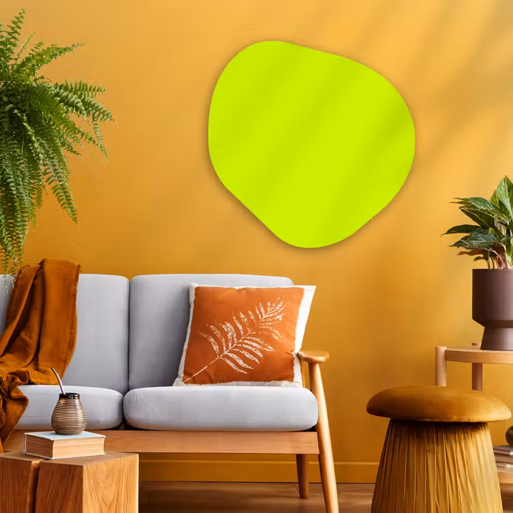 Organische vorm aluminium - Electric - Lemon - Geel — 3