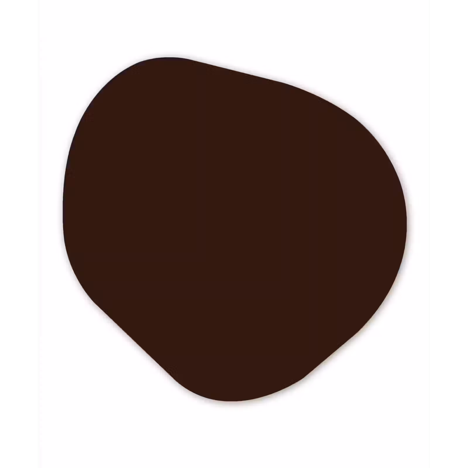 Organische vorm aluminium - Dark - Chocolate - Bruin — 1