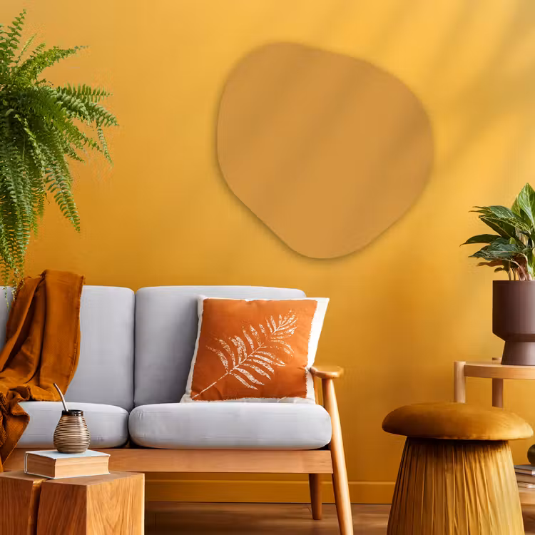 Organische vorm aluminium - Autumn - Mustard - Geel — 3