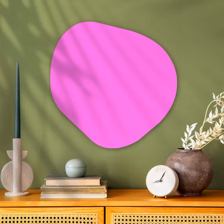 Organische vorm aluminium - Bright - Orchid - Roze — 2