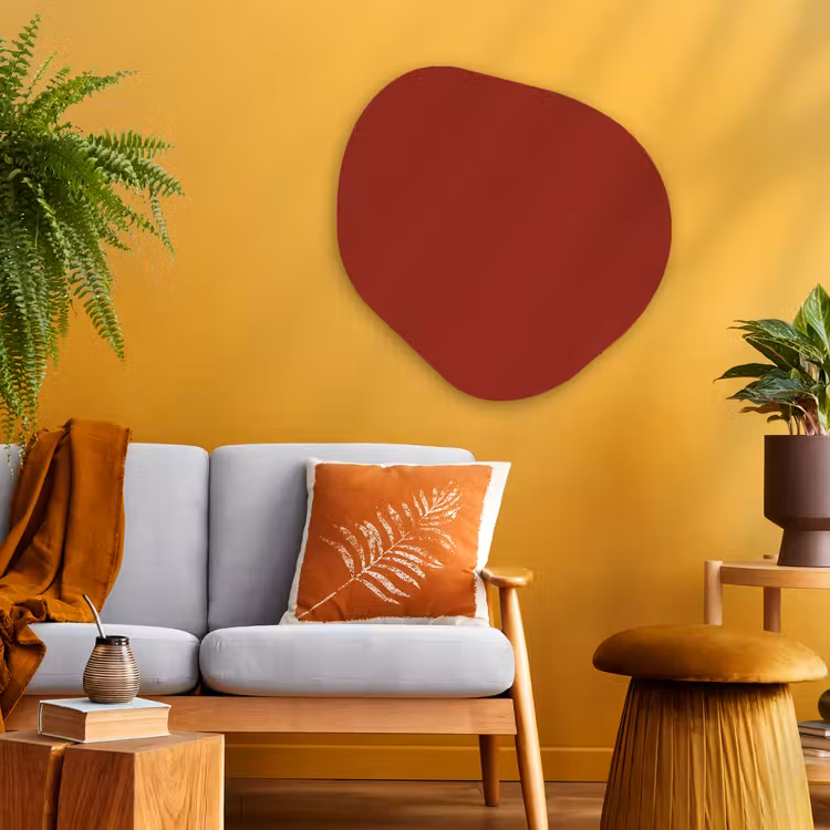 Organische vorm aluminium - Burnt - Copper - Rood — 3