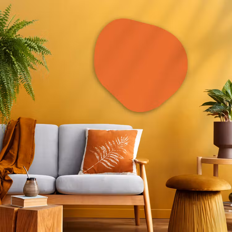 Organische vorm aluminium - Burnt - Sienna - Oranje — 3
