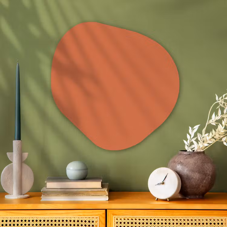 Organische vorm aluminium - Classic - Terracotta - Oranje — 2