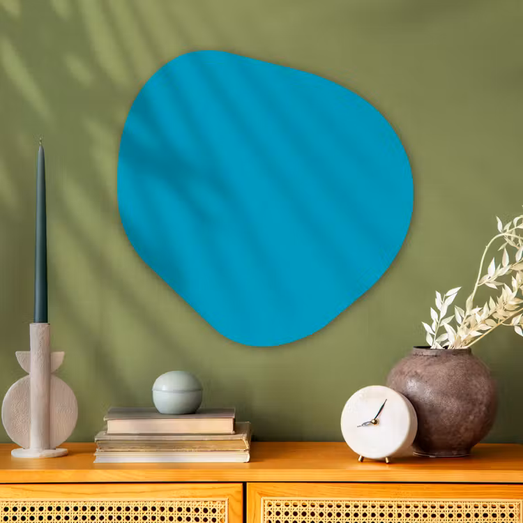 Organische vorm aluminium - Deep - Turquoise - Turkoois — 2