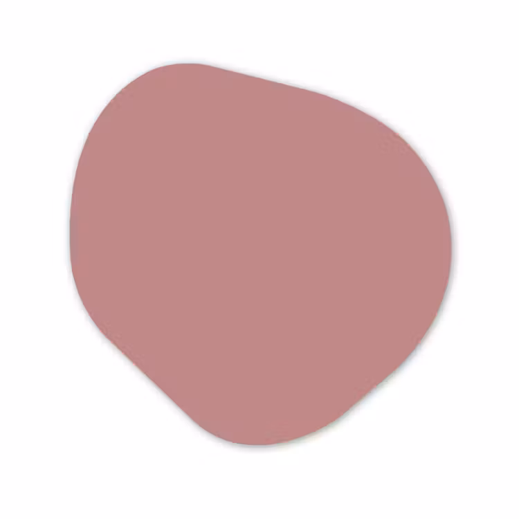 Organische vorm aluminium - Dusty - Rose - Roze — 1