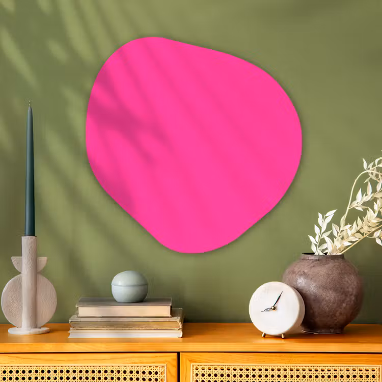 Organische vorm aluminium - Electric - Magenta - Roze — 2