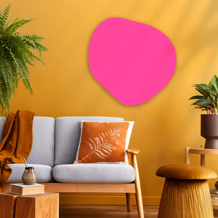 Organische vorm aluminium - Electric - Magenta - Roze — 3