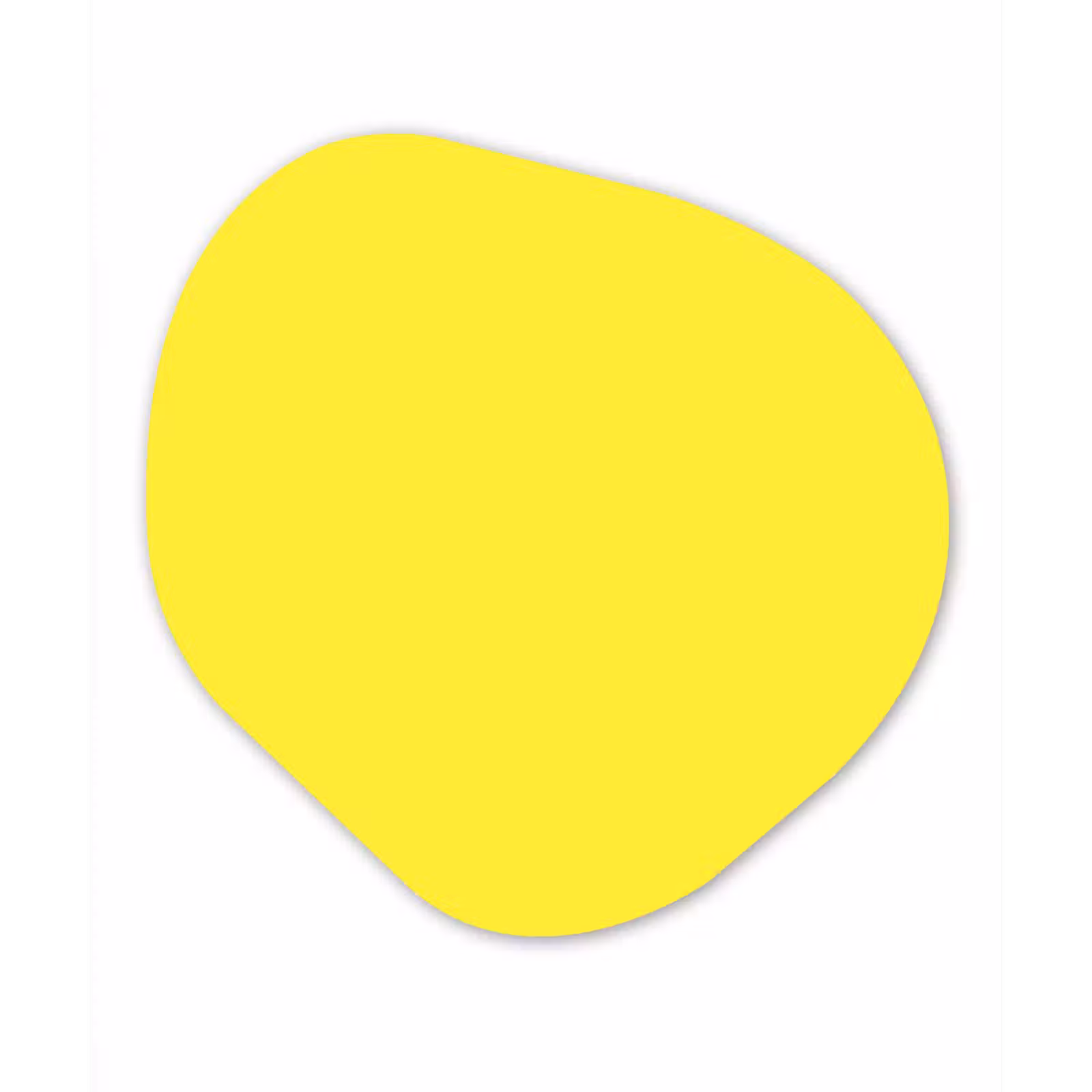 Organisch schilderij - Forex - Soft - Custard - Geel — 1