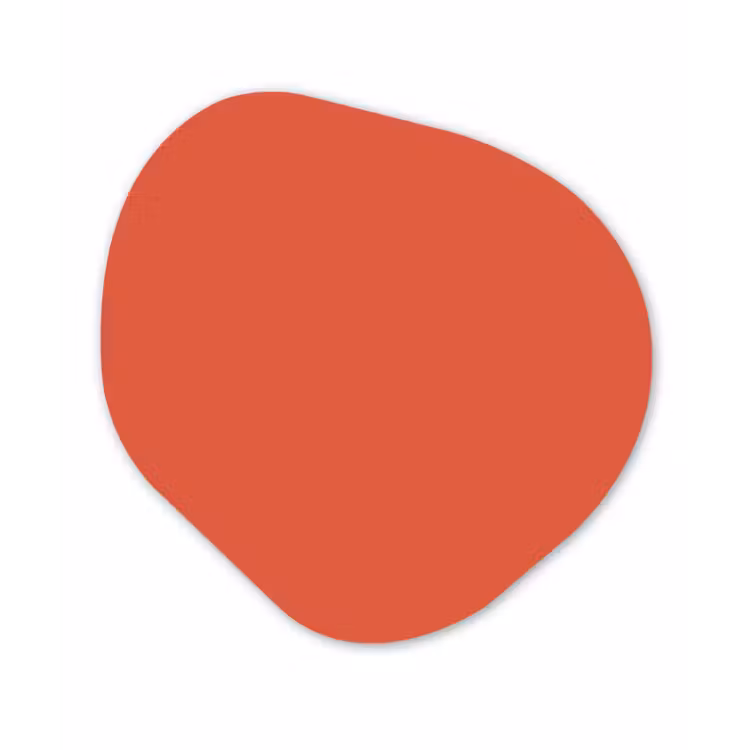 Organisch schilderij - Forex - Rustic - Clay - Oranje — 1